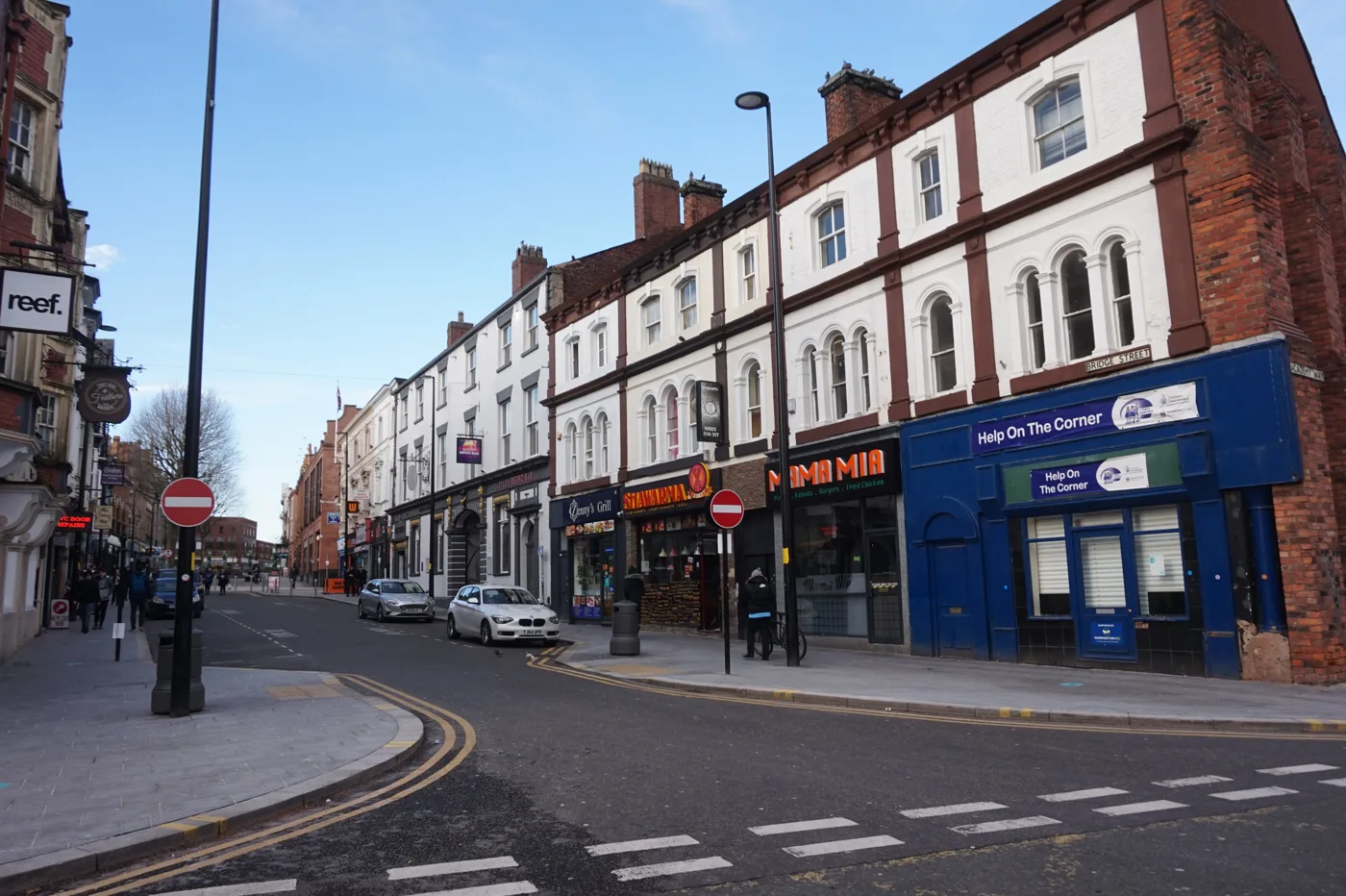 Bridge Street, Warrington. The Christmas Artisan Market runs along here and across the surrounding streets on 14 and 15 November.