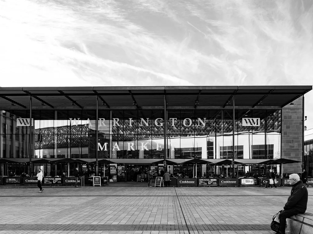 Warrington Market at Time Square, the development that includes the council's multi-storey car park.