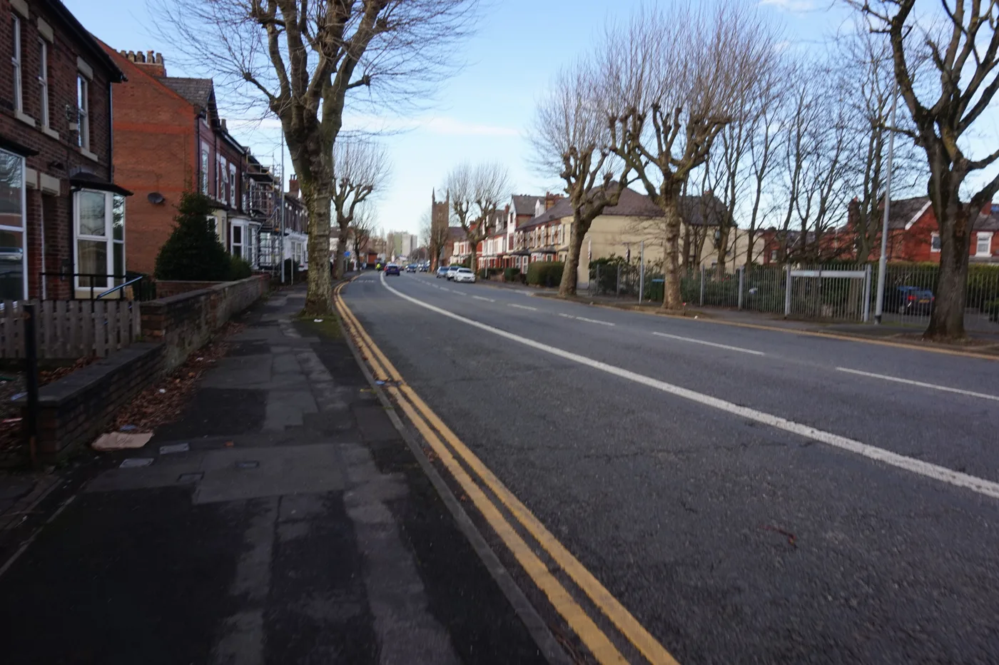 The A49 Wilderspool Causeway, one of the approaches to Brian Bevan Island. The roundabout is due to close overnight on Tuesday 8 September so long-life road markings can be laid